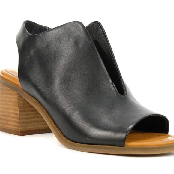 Lucky Brand Rhazy Leather Sandals Heels 10 - Picture 1 of 6